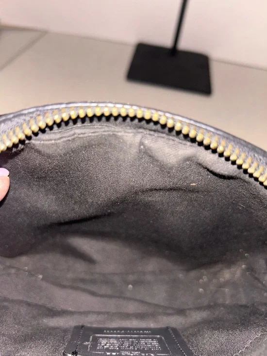 Coach Isla Leopard Print Crossbody in Brown, Black and Red - Picture 12 of 14